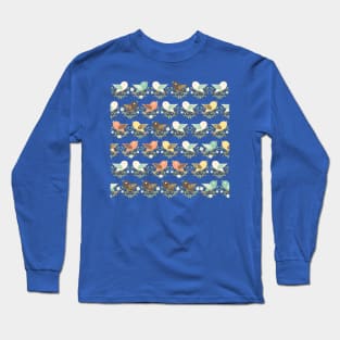 Assorted birds pattern Long Sleeve T-Shirt